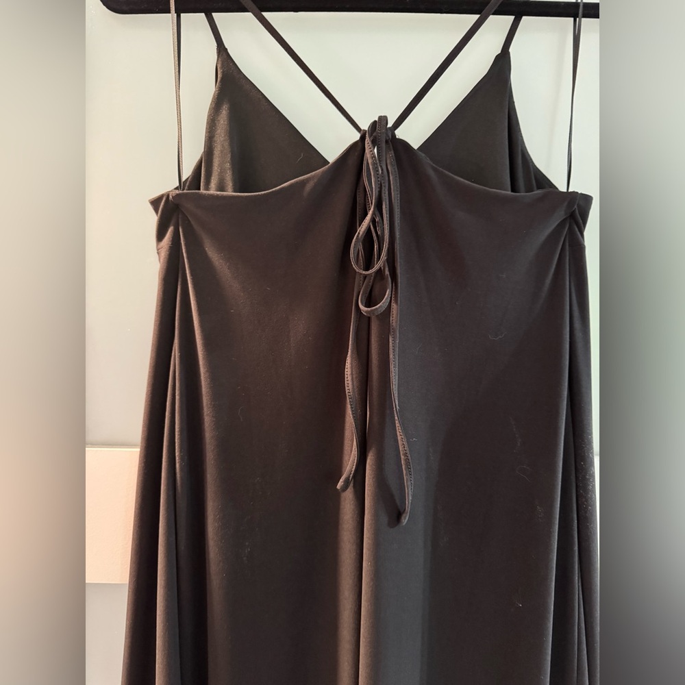 Express Black Adjustable Strap Dress - image 5
